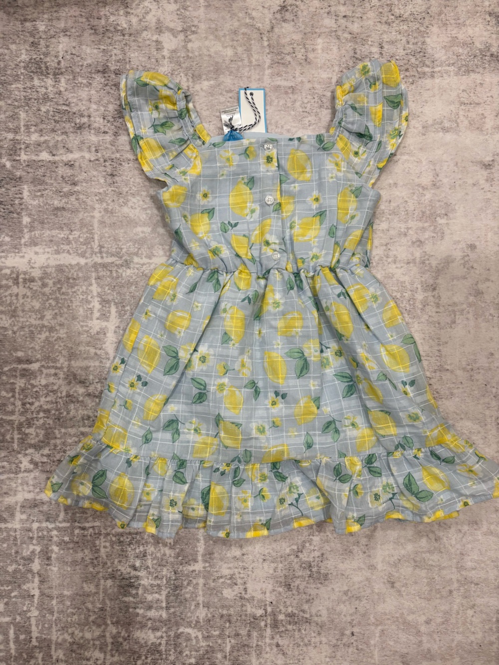 Draper James Lemon Ruffle Dress - Picture 2 of 3